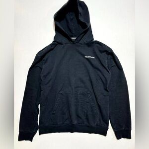 Talentless Men’s Heavyweight Hoodie  Lg Black Pre Owned Not Worn